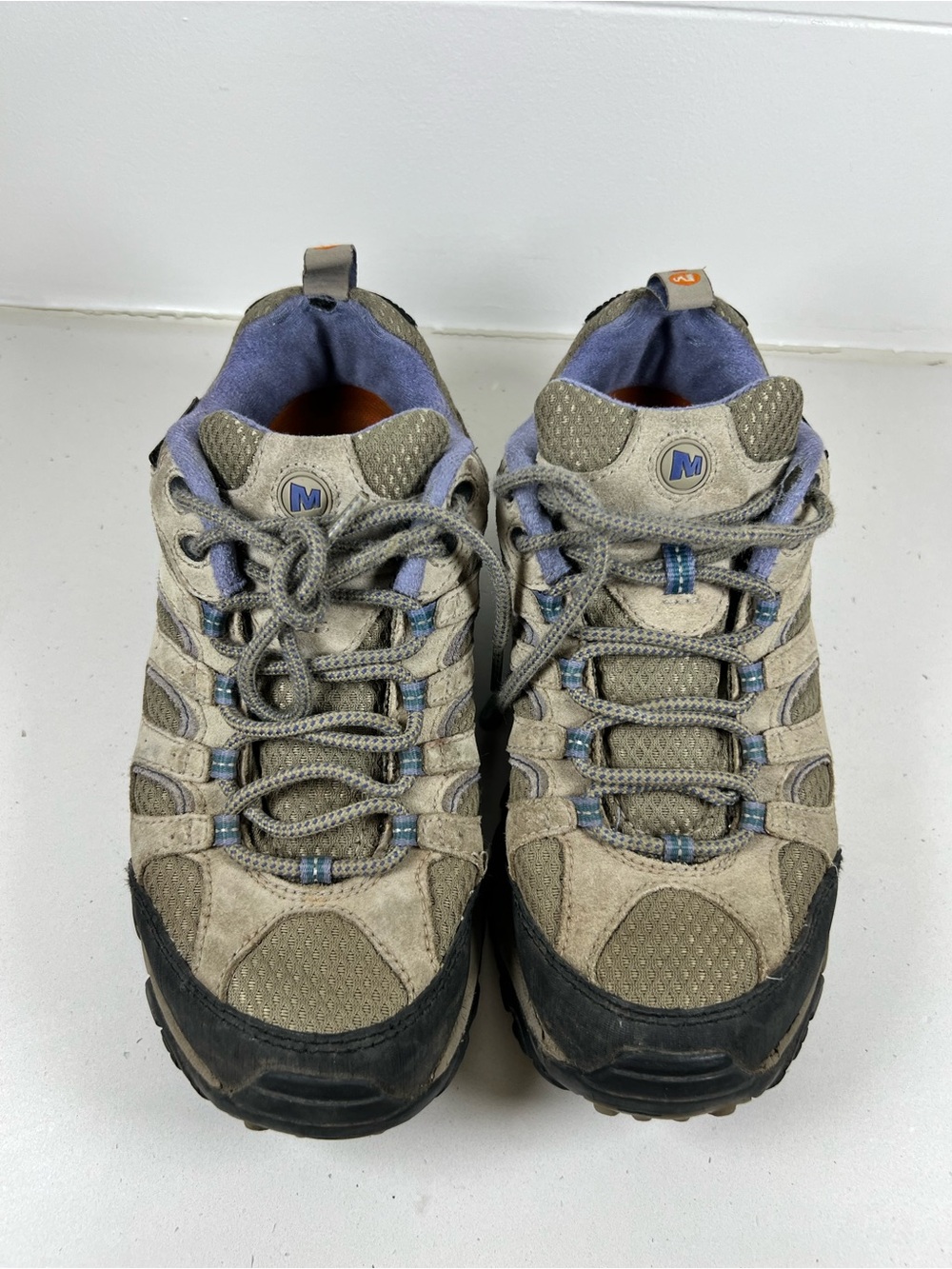 Merrell Moab Ventilator Vibram Hiking Shoes Taupe Gray Women’s Size 8 - Picture 2 of 5